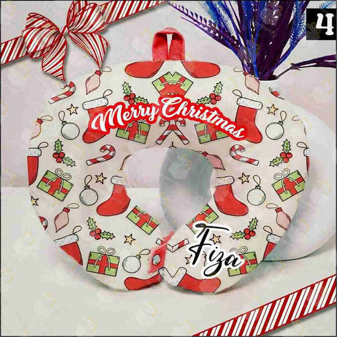 Personalised Neck Pillow for Christmas